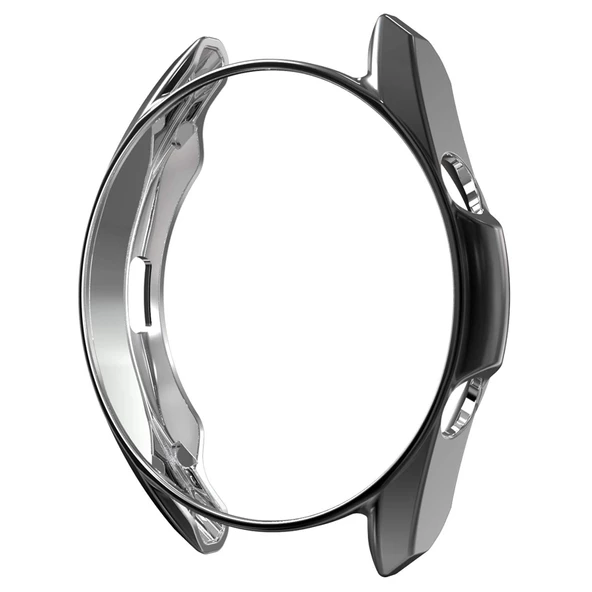 Gpack Samsung Galaxy Watch 3 45mm Kordon önü Arkası Açık Renkli Silikon - 5