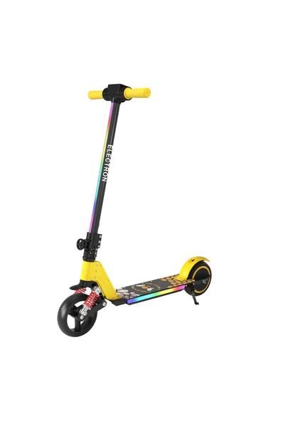 Electron Scooter Çocuk Elektrikli - 130w, Led Işıklı, Amortisörlü (DİZLİK VE DİRSEKLİK HEDİYELİ) ürün görseli
