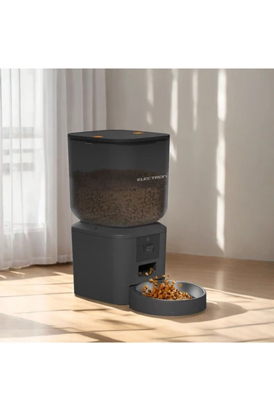 Electron  Akıllı Otomatik Kedi Yaşam Seti 2'li Set- Akıllı Otomatik Kedi Tuvaleti,Otomatik Mama Kabı - 3