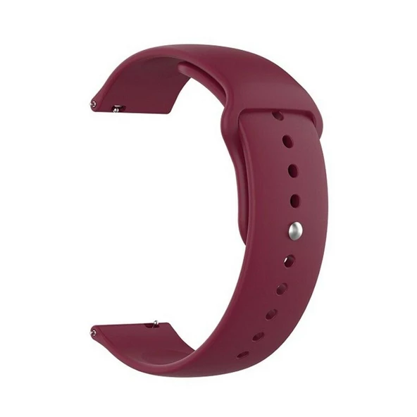 Gpack Amazfit GTR Lite 47mm Kordon Mat Düz Renkli Silikon - 6