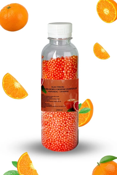Electron  Kedi Kumu Kokusu, Koku Giderici Granül, Portakal Ferahlatıcı Etkili, Kokusuz Tuvalet Için, 250ml - 2