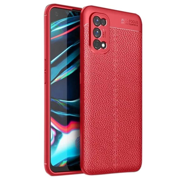 Gpack Oppo Realme 7 Pro Kılıf Niss SilikonFull Kapatan Ekran