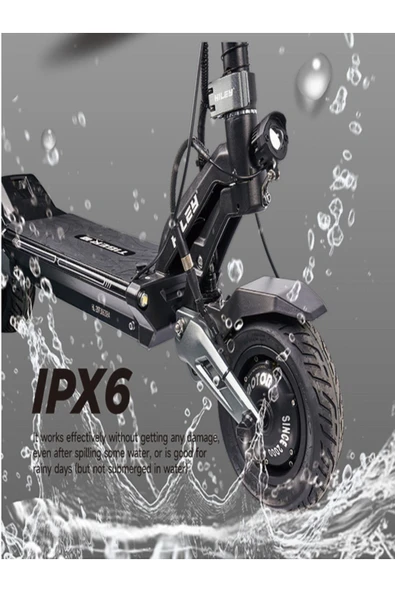 HLY  Tiger 10 V3 Su Geçirmez Elektrikli Scooter 2000 W - 2