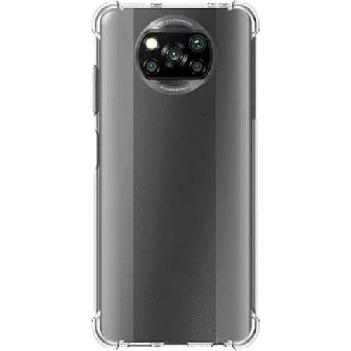 Gpack Xiaomi Poco X3 NFC Kılıf AntiShock Koruma Sert Silikon Full Nano Ekran