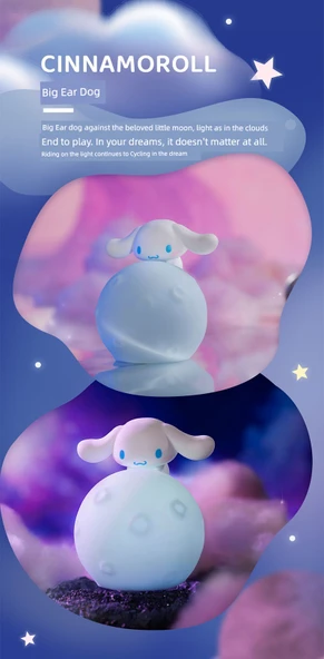 Hello Kitty Gece Lambası - Otantik Ay Serisi - 11