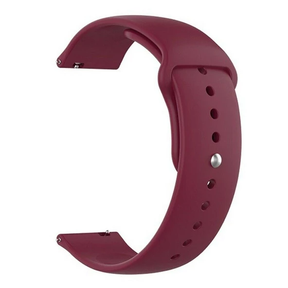 Gpack Amazfit GTR 2e Kordon Mat Düz Renkli Silikon - 7