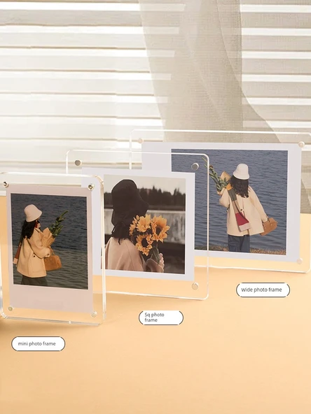 Akrilik Polaroid Fotoğraf Çerçevesi - Mini/3 inç - 3