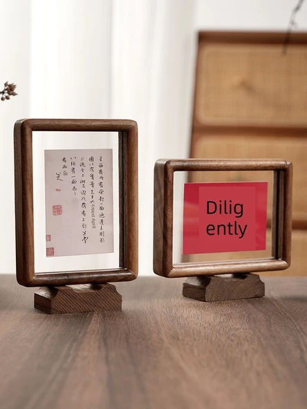 Manyetik Hat Tablo Çerçevesi - 7 inç Kayın Dikey - 4