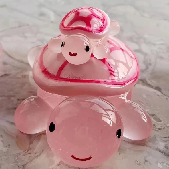 Işıltılı Kaplumbağa Sürpriz Paket - [Bağımsız Sürpriz Paket 3cm] 30 Adet Işıltılı Kaplumbağa - 5