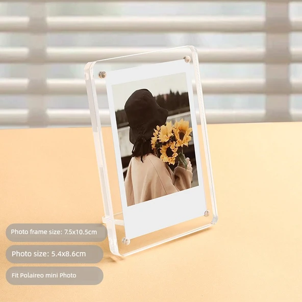 Akrilik Polaroid Fotoğraf Çerçevesi - Mini/3 inç