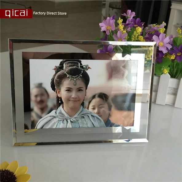 Modern Cam Fotoğraf Çerçevesi Büyük B5 (18.2*25.7cm) - Çift Taraflı Şeffaf - 7