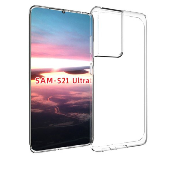 Gpack Samsung Galaxy S21 Ultra 5G Kılıf Süper Silikon  Koruma