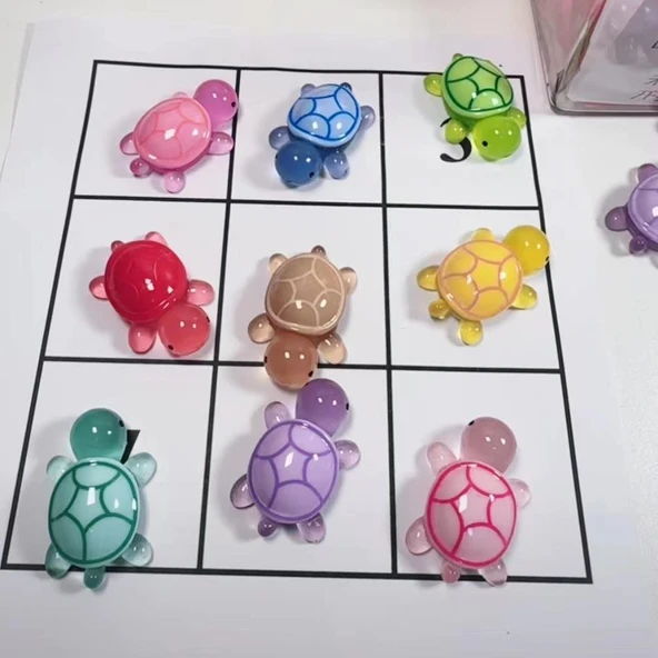 Işıltılı Kaplumbağa Sürpriz Paket - [Sanrio Bağımsız Sürpriz Paket 5cm] 30 Adet Işıltılı Kaplumbağa - 6