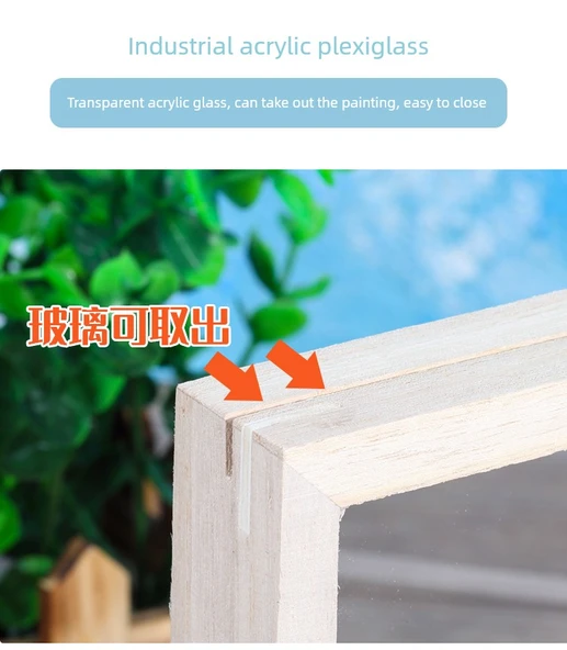 DIY Akrilik Cam Resim Çerçevesi - 24 Renkli Akrilik Kalem - 12