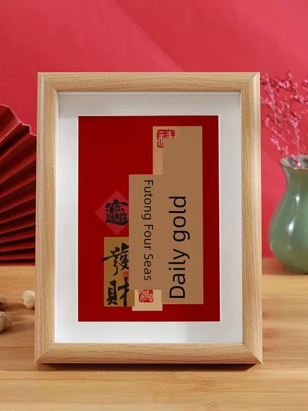 Wenshu Festival Huzur ve Neşe 8 inç Fotoğraf Çerçevesi - 5