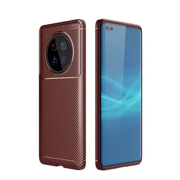 Gpack Huawei Mate 40 Pro Kılıf Negro Karbon Dizayn Silikon