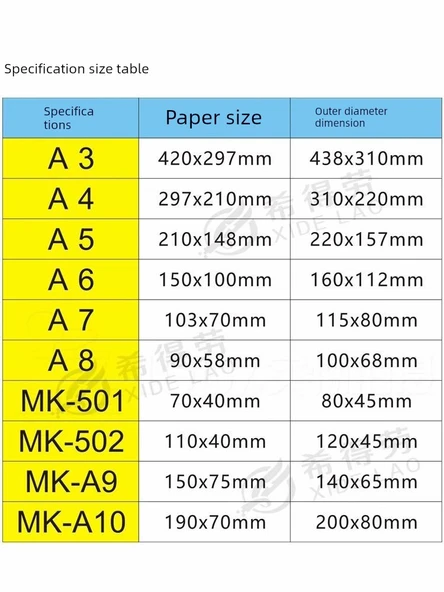 Mıknatıslı Çerçeve A5 - Sarı - Film Kaplı - 4