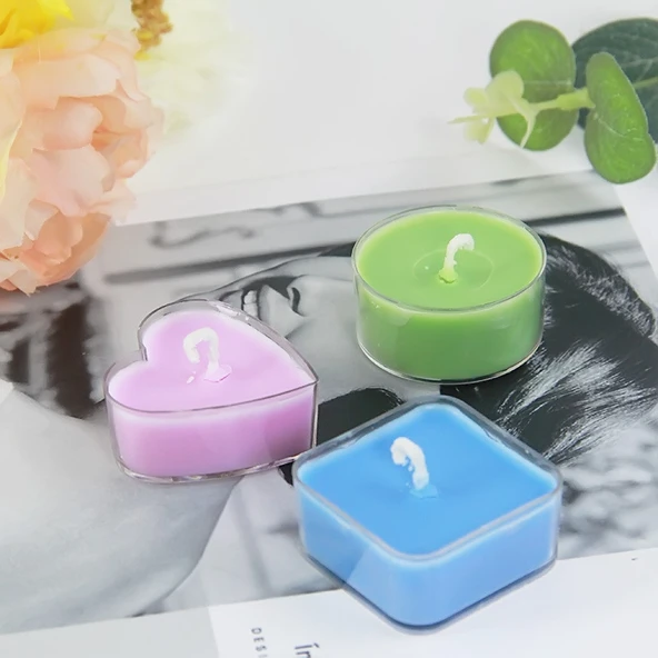 Mini Tealight Mum Kabı - Yuvarlak - 3
