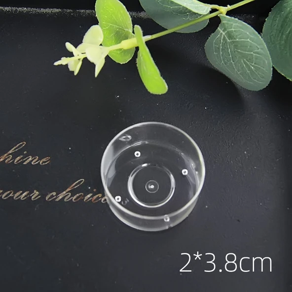 Mini Tealight Mum Kabı - Yuvarlak - 6
