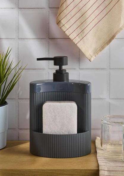 Montana Sıvı Sabunluk - Sünger Hazneli Mutfak Sabunluğu - 540 ML - 5