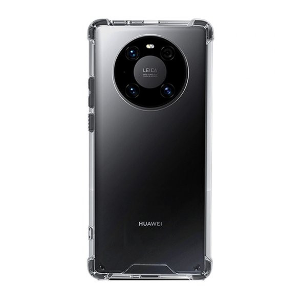 Gpack Huawei Mate 40 Pro Kılıf AntiShock Koruma Sert Silikon  Kamera Lens
