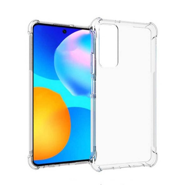 Gpack Huawei P Smart 2021 Kılıf AntiShock Sert KapakNano Glass