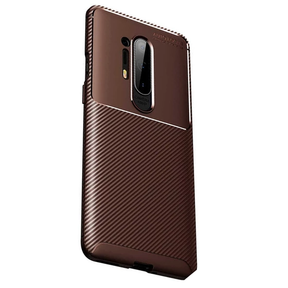 Gpack OnePlus 8 Pro Kılıf Negro Karbon DizaynFull Kapatan Cam Koruyucu ürün görseli