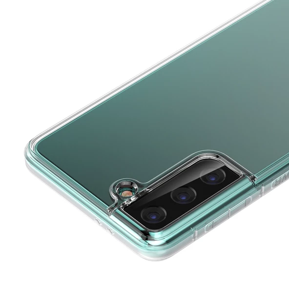 Gpack Samsung Galaxy S21 5G Kılıf Coss  Sert Kapak  Full Ekran Koruyucu - Resim 3