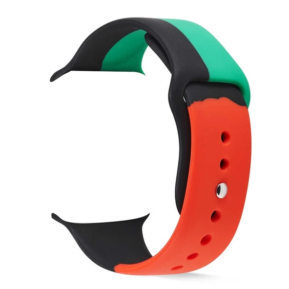 Gpack Apple Watch SE 40 mm Kordon Silikon Renkli KRD 39