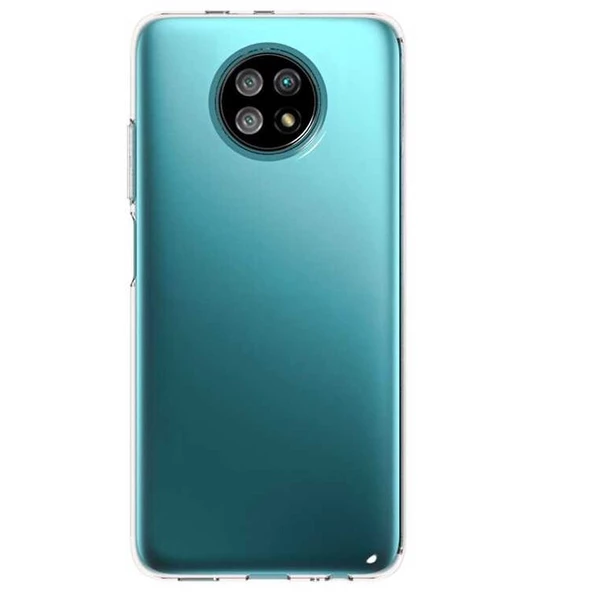 Gpack Xiaomi Redmi Note 9T Kılıf Süper Silikon  KorumaNano Glass Renksiz