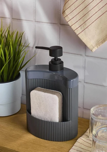Montana Sıvı Sabunluk - Sünger Hazneli Mutfak Sabunluğu - 540 ML - 4