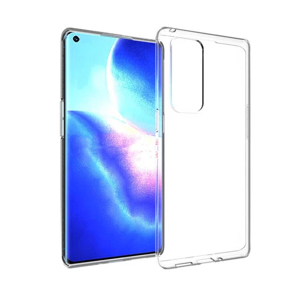 Gpack Oppo Reno5 Pro 5G Kılıf Süper SilikonNano Glass