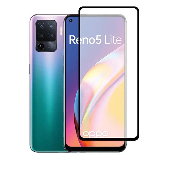 Gpack Oppo Reno 5 Lite Full Kapatan Renkli Cam Tam Koruma