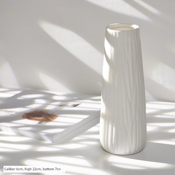 Modern Minimalist Seramik Vazo - Saray (Çiçeksiz)