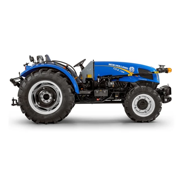 New Holland TD 4.78 B Traktör Kaporta Kılıfı Branda ve Koltuk Kılıfı Seti - 5