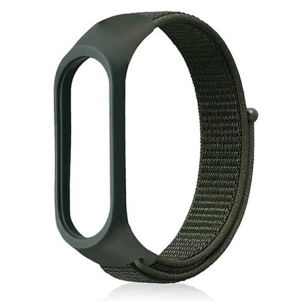 Gpack Xiaomi Mi Band 6 Kordon Cırtcırt Kumaş Kordon Velcro - 5