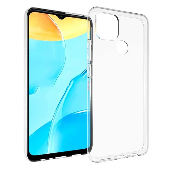 Gpack Oppo A15S Kılıf Süper SilikonNano Glass