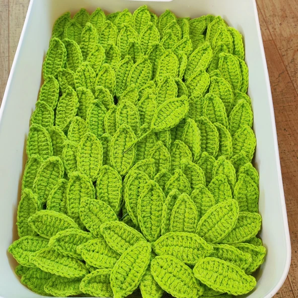 El Yapımı Yün Çiçek Buketi - Mini Ayçiçeği Başı - 2