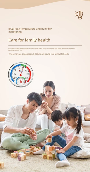 Oda Termometresi ve Nem Ölçer - Kehui 101 Altın - Resim 10