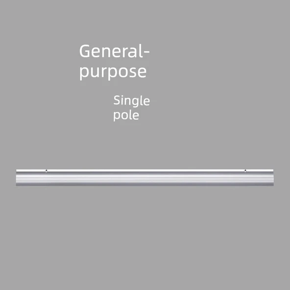 Metal Afiş Asma Aparatı - Tek Çubuklu 60cm