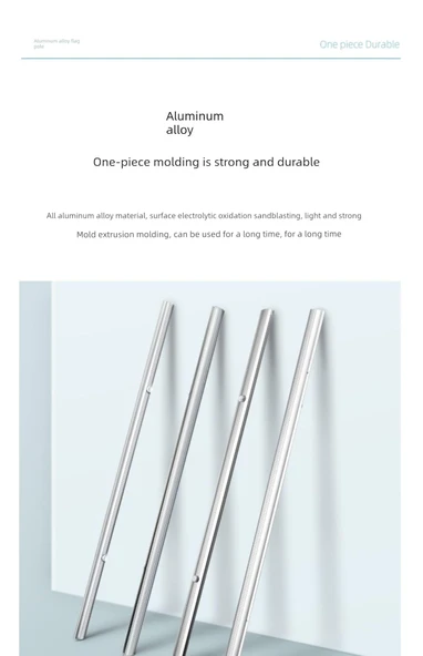 Metal Afiş Asma Aparatı - Tek Çubuklu 80cm - 10