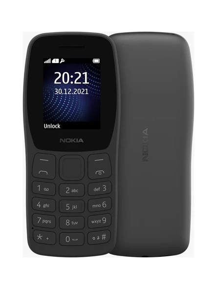 Nokia Nokıa 105 Classic Tuşlu Cep Telefonu (Nokia Türkiye Resmi Distribütör Garantili) SİYAH