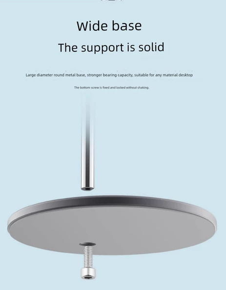 Kulaklık Standı - Siyah Geniş Metal Taban Kavisli - 11