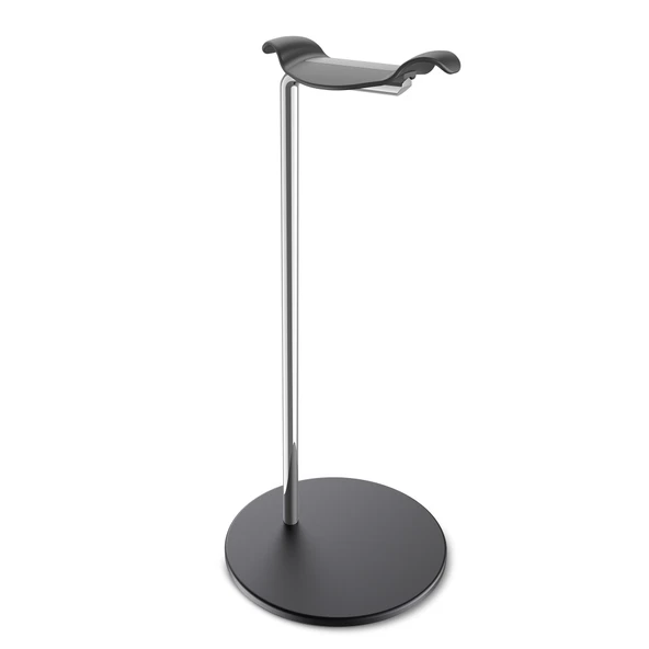 Kulaklık Standı - Siyah Geniş Metal Taban Kavisli