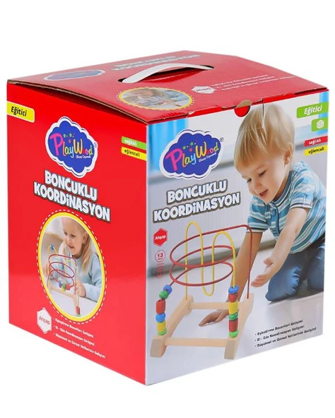 Onyıl Oyuncak Ahşap Boncuklu Koordainasyon ONY410