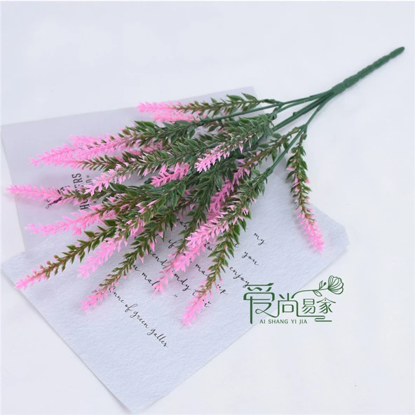 Yapay Lavanta Çiçeği - Pembe - 38 cm