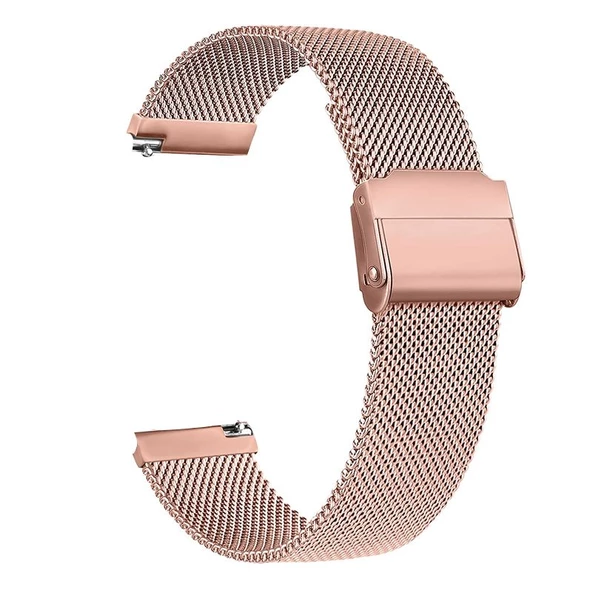 Gpack ZTE Watch GT Kordon Çıtçıtlı Hasır Metal Örgülü KRD 45