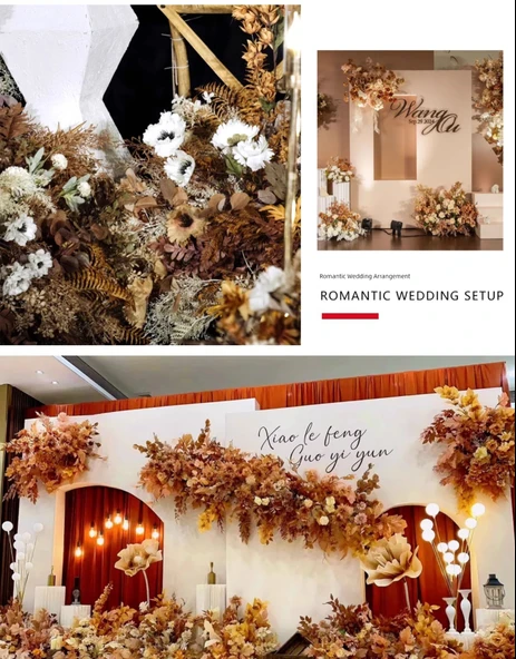 Süt Beyazı 4 Dallı Gypsophila Düğün Çiçeği - 7