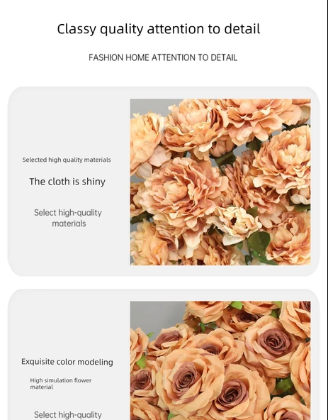 Süt Beyazı 4 Dallı Gypsophila Düğün Çiçeği - 9