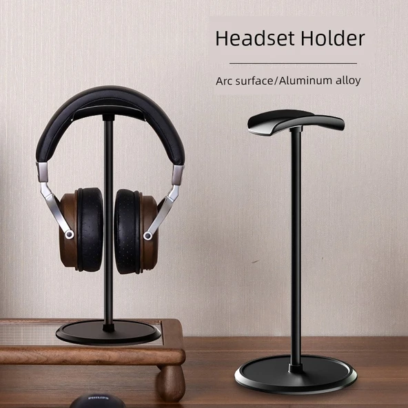 Alüminyum Alaşımlı Kulaklık Standı M1 - Gümüş Beyaz ABS + Alüminyum Alaşım + Bazalı - 9